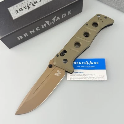 Benchmade Knives Adamas 275FE-2 CPM-CruWear Steel Olive Drab G10 Handle Folding - Image 1 of 4