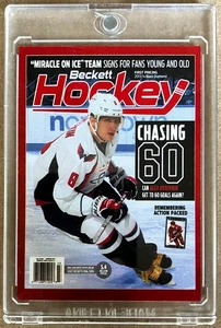 Alex Ovechkin & Vladimir Tarasenko 2016-17 Beckett SR# 3697/5000 "Chasing 60" - Bild 1 von 2