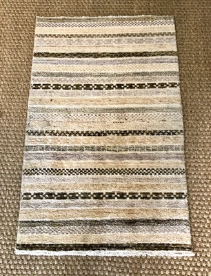 Thick-Plush Modern Gabbeh Oriental Area Rug Wool Handmade Abstract Carpet 3x5 ft - Image 1 of 4