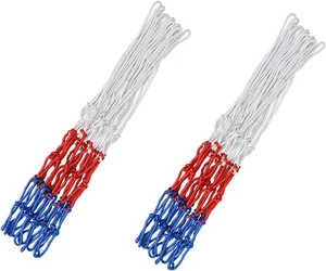 Rete Da Basket Professionale, Rete per Canestro Basket, 2 Pezzi Rete Da Canestro - Foto 1 di 12