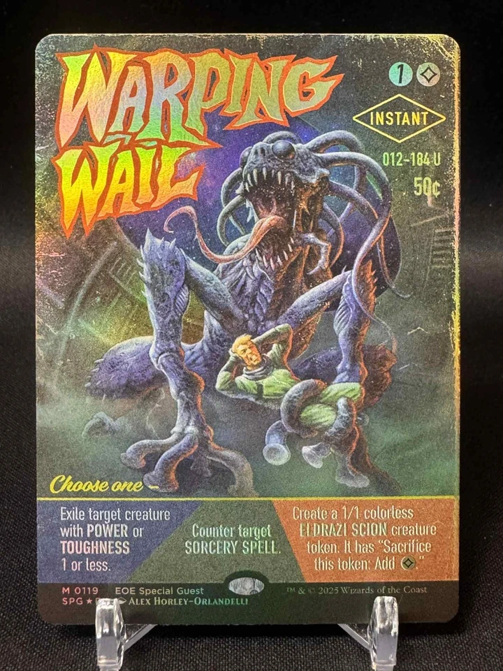 🌈  Warping Wail (Borderless - FOIL) Special Guests - Showcase MTG 0119 NM - Image 1 of 1