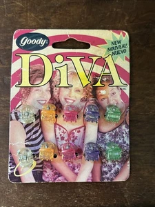 Vintage NOS Goody Diva 10 Fashion Clips 90s Style - Bild 1 von 4