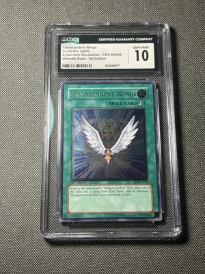 POP 1 Yugioh CGC 10 Transcendent Wings CRV-EN045 Ultimate Rare 1st Edition - Image 1 of 2