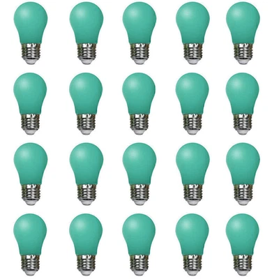 1/12x bunte LED Birnen Birnenform 3W E27 gemischte farbige Glühbirnen - Image 1 of 4