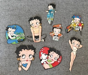 Betty Boop Magnets 2003 lotes de 8 King Features Syndicate Inc - Imagen 1 de 9
