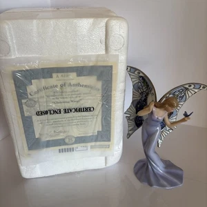 2003 Bradford Exchange Echtheitszertifikat Glitzernde Flügel Fee Mosiac Flügel A5680 - Bild 1 von 11
