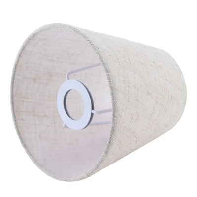3x Linen Cloth Lamp Shade E14 Meson Lampshade For Candle Chandelier Hotel KT NEW - Image 1 of 4