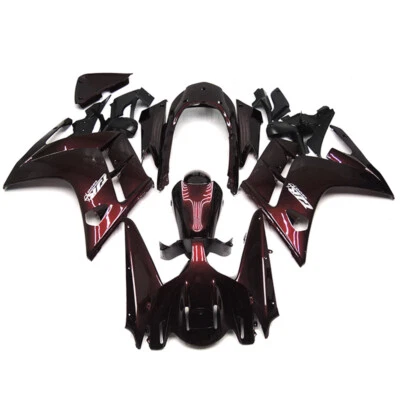 Kit de carenados ABS para Yamaha FJR1300 2001 2002 2003 2004 2005 kit de carrocería rojo oscuro Foto 1 de 4