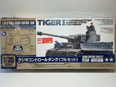 Vintage 1/35 TAMIYA TIGER I Early Version R/C German WWII Heavy Tank Kit NIB - Image 1 of 4