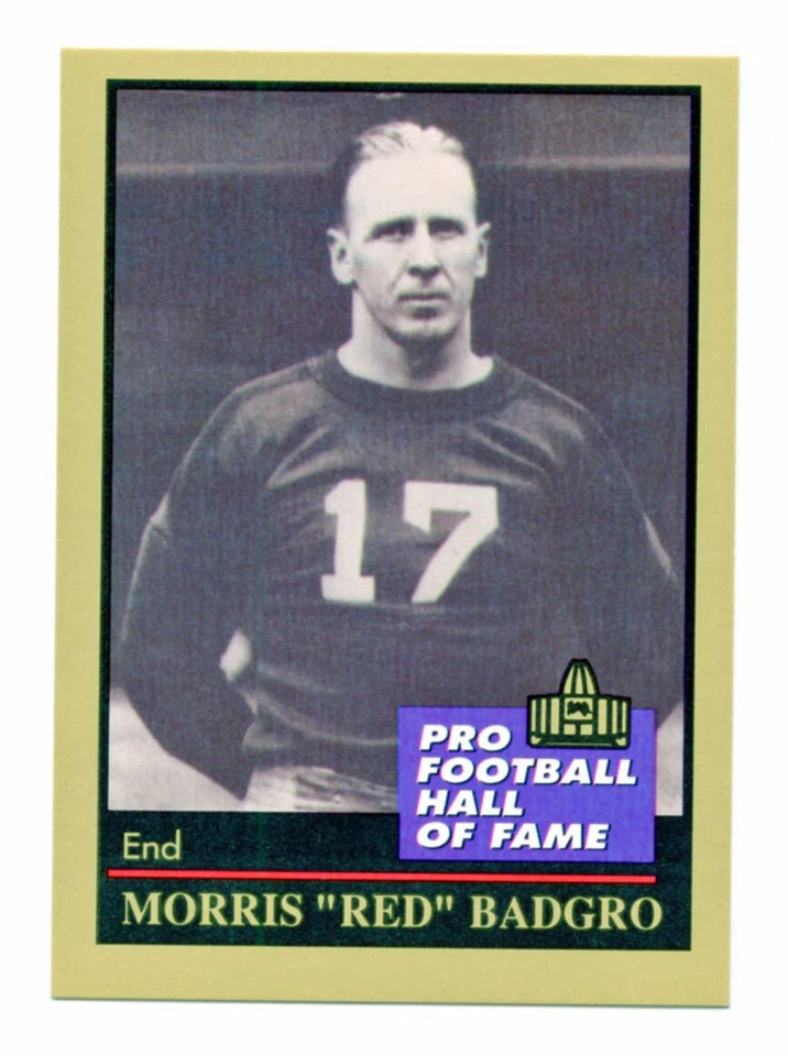 1991 ENOR Pro Football Hall of Fame Morris Badgro ~ New York Giants * - Image 1 of 1