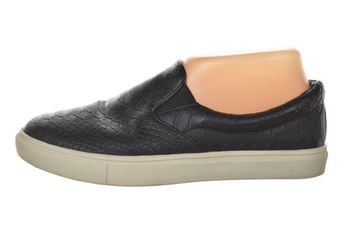 Scarpe da donna Steve Madden Ecentrcj taglia 6 5 nere testurizzate flat slip on creepers