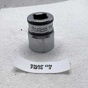 Herramientas Snap-on Unidad 3/8" 16mm Unidad Zócalo Poco Profundo FM16 - Imagen 1 de 7