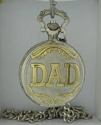 Новый в коробке Galaxie на Elgin кварц папа два тона карманные часы - Изображение 1 из 4