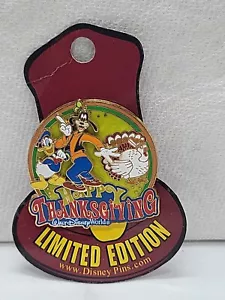 Walt Disney World THANKSGIVING PIN Donald Duck & Goofy Limited Edition - Bild 1 von 4