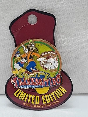 PIN Walt Disney World Acción de Gracias Pato Donald y Goofy Edición Limitada  Foto 1 de 4