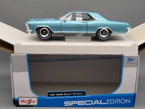 Modellini auto 1:26 non 1:24 Maisto Buick Riviera 1965 con scatola originale - Foto 1 di 14