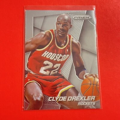 2014-15 Panini Prizm Basketball #178 Clyde Drexler *FREE SHIPPING* Rockets - Image 1 of 2