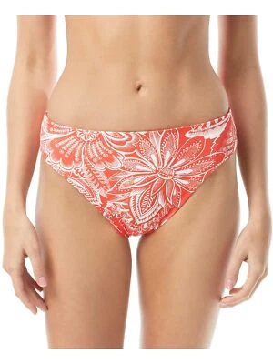 MSRP $66 Vince Camuto Reversible High Leg Bikini Bottom Red Size Large - Image 1 of 4