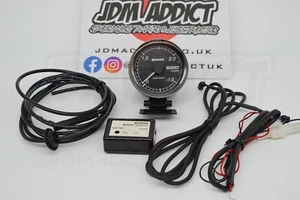 Pivote 60 mm Electrónico Cyber Stepping Drive Boost Turbo Gauge Apexi Defi HKS JDM - Imagen 1 de 7