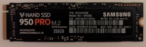 Samsung 950 PRO Series 256GB MLC PCI Express 3.0 x4 NVMe M.2 2280 MZVKV256 - Afbeelding 1 van 2