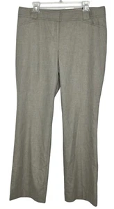 Pantalones de vestir para mujer THE LIMITED Luxe Cassidy Bootcut tostados talla 14 nuevos con etiquetas - Imagen 1 de 6
