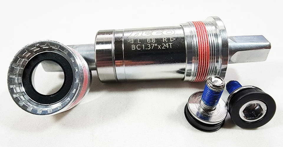 Soporte inferior tazas de aleación Neco B920HAL sellado BC1,37x24T 68 x 127,5 mm Foto 1 de 4