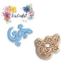 Lizard 4 Polymer Clay Cutter for Earring Making - Unique Craft Tool - Picture 1 of 5