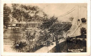 Marshall RPPC Ponte Sospensione Turchia Corsa 1930 IN - Foto 1 di 2