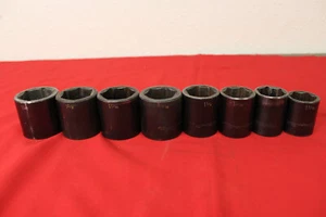 Juego de enchufes de impacto de 6 puntos MATCO 8 piezas 1/2" Drive SAE - Imagen 1 de 6