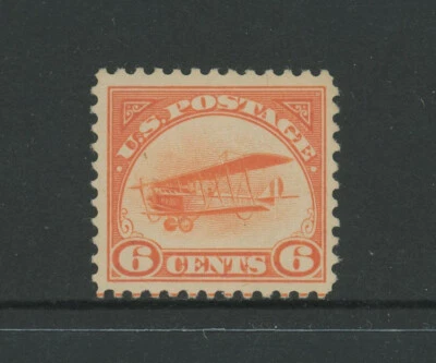 USA Scott # C1 VF OG LH BOB Air Mail Stamp 6 cent US Cat $60 - Image 1 of 2