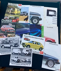 Daihatsu Prospekt Sammlung - UK Ausgaben 3, 12 Artikel inkl. Fourtrak, Domino, 4WD - Bild 1 von 1