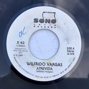 WILFRIDO VARGAS ATREVÍDA-45 7" NM SONOTONE VINYL HEAR LATIN SALSA - Picture 1 of 4