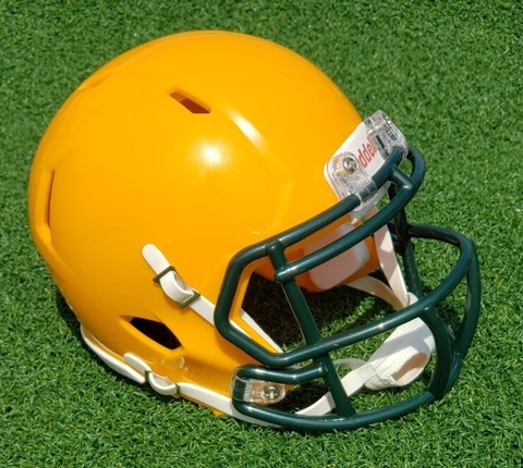 GREEN BAY PACKERS 2013-19 TRIBUTE THROWBACK FOOTBALL MINI HELMET +VISOR OPTION Cover