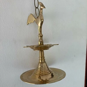 Brass Oil Lamp Brand New Item For Christmas Table Made In Sri Lanka 2021 - Picture 1 of 7