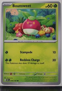 Bounsweet 016/197 NM / M Obsidian Flames Pokemon Card $1 Combined Shipping