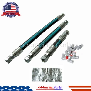 For 1994-1997 Ford 7.3L Powerstroke HPOP Oil Pump Hoses Lines Set & Crossover - Picture 1 of 4