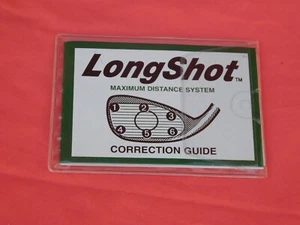 Long Shot Maximum Distance System Correction Golf Guide Free Shipping - Picture 1 of 2