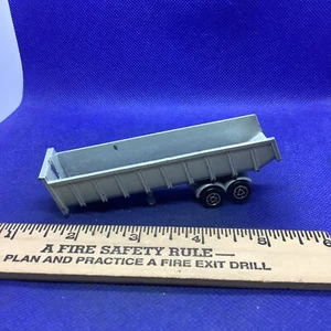 Semi Dump Truck Majorette Semi Trailer Rare Vintage - Picture 1 of 4