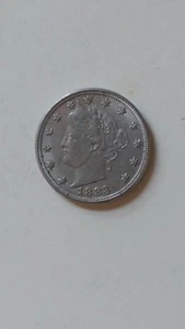 1883 Liberty Nickel, V Nickel, No Cents Variety, Sharp Gem . - Picture 1 of 2