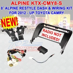 KIT DE TABLERO/CABLEADO DE RESTYLE ALPINE KTX-CMY8-S PARA TOYOTA CAMRY SELECTA 12-UP SIN JBL - Imagen 1 de 2