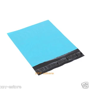 50 sobres de polietileno azul bolsas de correo de plástico 10"" x 12"" + 2""_250 x 300+50 mm - Imagen 1 de 12