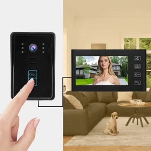7 Inch HD Video Door Doorbell Intercom Kit Home Gate Entry System With Keyfo - Picture 1 of 12