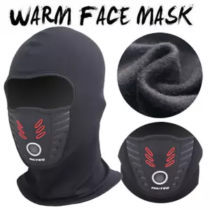 Maschera viso passamontagna invernale uomo freddo antivento pile sci ninja mask - Foto 1 di 31