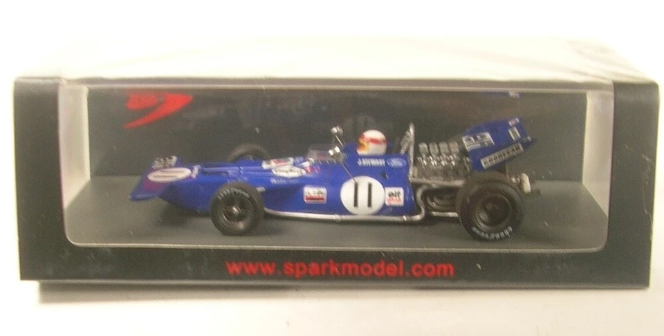 Spark S7213 1/43 TYRRELL 003 NO.11 Vincitore Monaco Gp 1971 Jackie Stewart