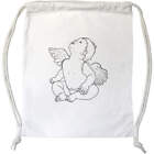 'Angel Wings Baby' Drawstring Gym Bag / Sack (DB00024779)