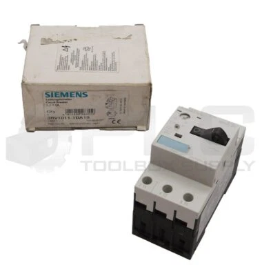 NEW SIEMENS 3RV1011-1DA10 CIRCUIT BREAKER 2.2-3.2A 50/60HZ 690V - Image 1 of 4