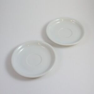 Thomas Trend White Porcelain saucer 14.3cm plate set of 2 NEW
