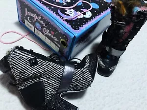 Tootie Bootie by Irregular Choice BNIB EU40 AU/US9 Stripey, Wool Feel Boots - Picture 1 of 18