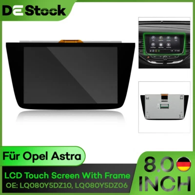 Gruppo display LCD touchscreen 8" per Opel Vauxhall Astra K radio navigazione