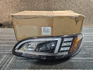 Spyder Driver Side Black Light Tube Projector Headlight For Peterbilt 325 08-19 - Picture 1 of 8